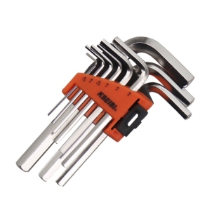 Bộ lục giác 9 chi tiết 1.5-10mm Kseibi 201656