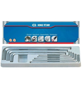 Bộ lục giác 8 chi tiết hệ inch Kingtony 20208SR01