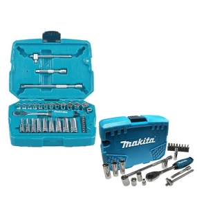 Bộ cần siết tự động & đầu tuýp 1/4” 34 chi tiết Makita B-65567