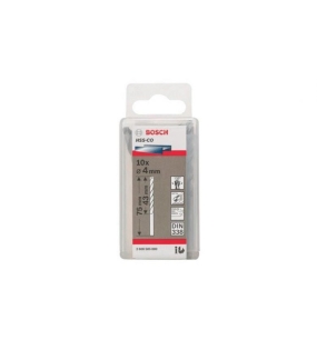 Mũi khoan INOX HSS-Co 4mm (hộp 10 mũi) Bosch 2608585880
