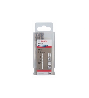 Mũi khoan INOX HSS-Co 5mm (hộp 10 mũi) Bosch 2608585885
