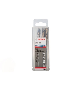 Mũi khoan INOX HSS-Co 8.5mm (hộp 5 mũi) Bosch 2608585895