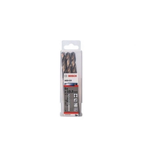 Mũi khoan INOX HSS-Co 10.5mm (hộp 5 mũi) Bosch 2608585900