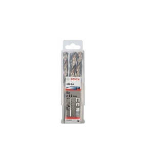 Mũi khoan INOX HSS-Co 11mm (hộp 5 mũi) Bosch 2608585901