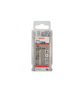 Mũi khoan sắt HSS-G 5.2mm (hộp 10 mũi) Bosch 2608595063