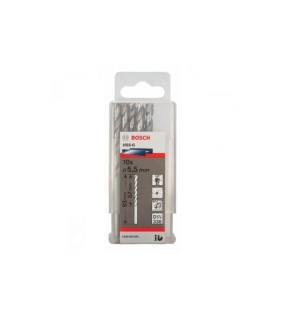 Mũi khoan sắt HSS-G 5.5mm (hộp 10 mũi) Bosch 2608595064