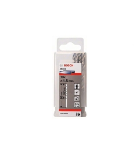 Mũi khoan sắt HSS-G 4.8mm (hộp 10 mũi) Bosch 2608595334