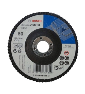 Đĩa nhám xếp Alox P60 Ø100mm Bosch 2608601676