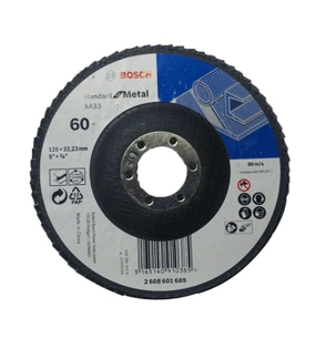Đĩa nhám xếp Alox P40 Ø125mm Bosch 2608601688