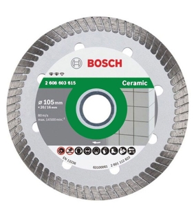 Đĩa cắt kim cương Turbo 105mm ceramic Bosch 2608603615
