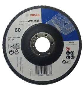 Đá nhám xếp P120 Ø100mm Bosch 2608603703