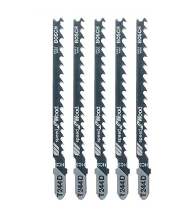 Lưỡi cưa lọng T 244 D &#8211; Gỗ 5 lưỡi Bosch 2608630058