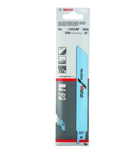 Lưỡi cưa kiếm S 922 BF &#8211; Sắt 5 lưỡi Bosch 2608656014