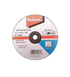 Đá mài thép A24 230x6x22.23mm Makita D-18487