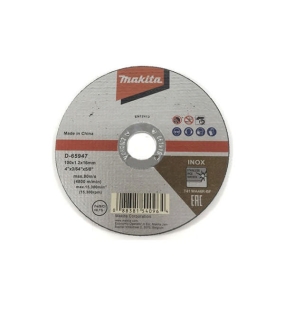 Đá cắt inox mỏng 100&#215;1.2&#215;16 Makita D-65947