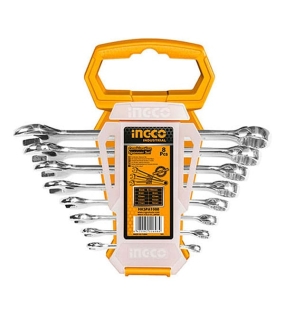 Bộ 8 cờ lê vòng miệng 6-19mm INGCO HKSPA1088