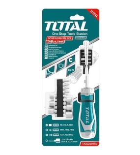Bộ tua vít 15 chi tiết Total TACSD30156