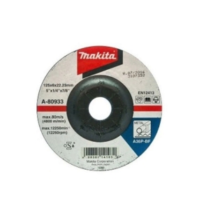 Đá mài thép A36P 125x6x22.23mm Makita A-80933