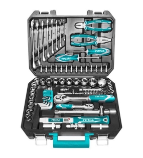 Bộ đồ nghề cầm tay 77 chi tiết Total THKTHP20776