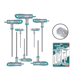 Bộ 8 chìa lục giác bông tay cầm chữ T Total THHW8083