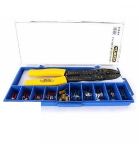 Kềm bấm cos dài 9″/230mm hộp có đầu cos Stanley 84-253-22