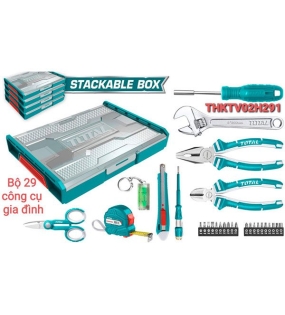 Bộ dụng cụ 29 chi tiết gia dụng Total THKTV02H291