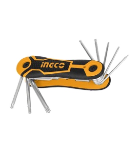 Bộ 8 Chìa Lục Giác Bông T9-T40 INGCO HHK14083