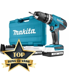 Máy khoan búa và vặn vít pin 18V Makita HP457DWE10