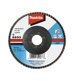 Đĩa nhám xếp sợi thủy tinh 125&#215;22.23mm Makita D-63476