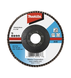 Đĩa nhám xếp sợi thủy tinh 125&#215;22.23mm Makita D-63507