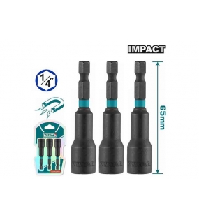 Bộ mũi bắn tôn 3 chi tiết 1/4" Total TAC2703431
