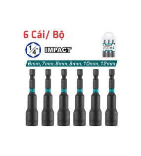 Bộ mũi bắn tôn 6 chi tiết 1/4" Total TAC2765061