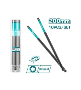 Bộ 10 mũi bắt vít T25x200mm TACIM16T2583