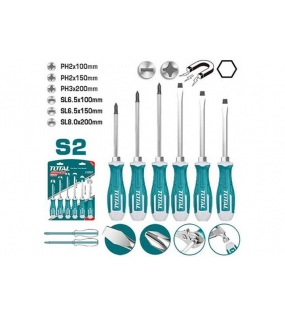 Bộ 6 tua vít đóng xuyên Total THGSS2606