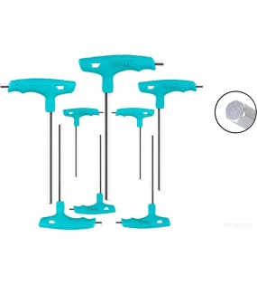 Bộ 8 chìa lục giác bông  tay cầm chữ T  THHW80836