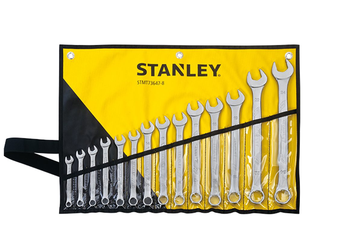 Cờ lê hệ mét vòng miệng (bộ 14c) Stanley STMT73647-8