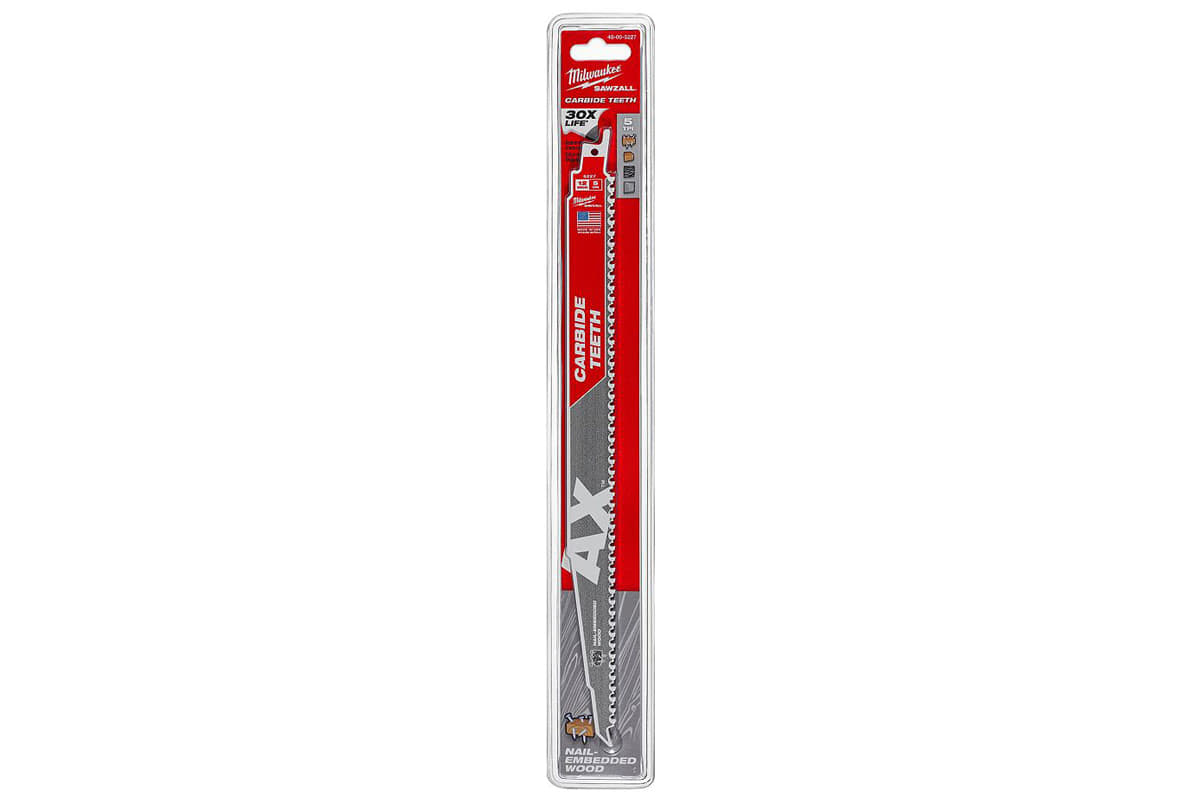 Lưỡi cưa kiếm gỗ AX Carbide T5-300.48mm Milwaukee 48-00-5227