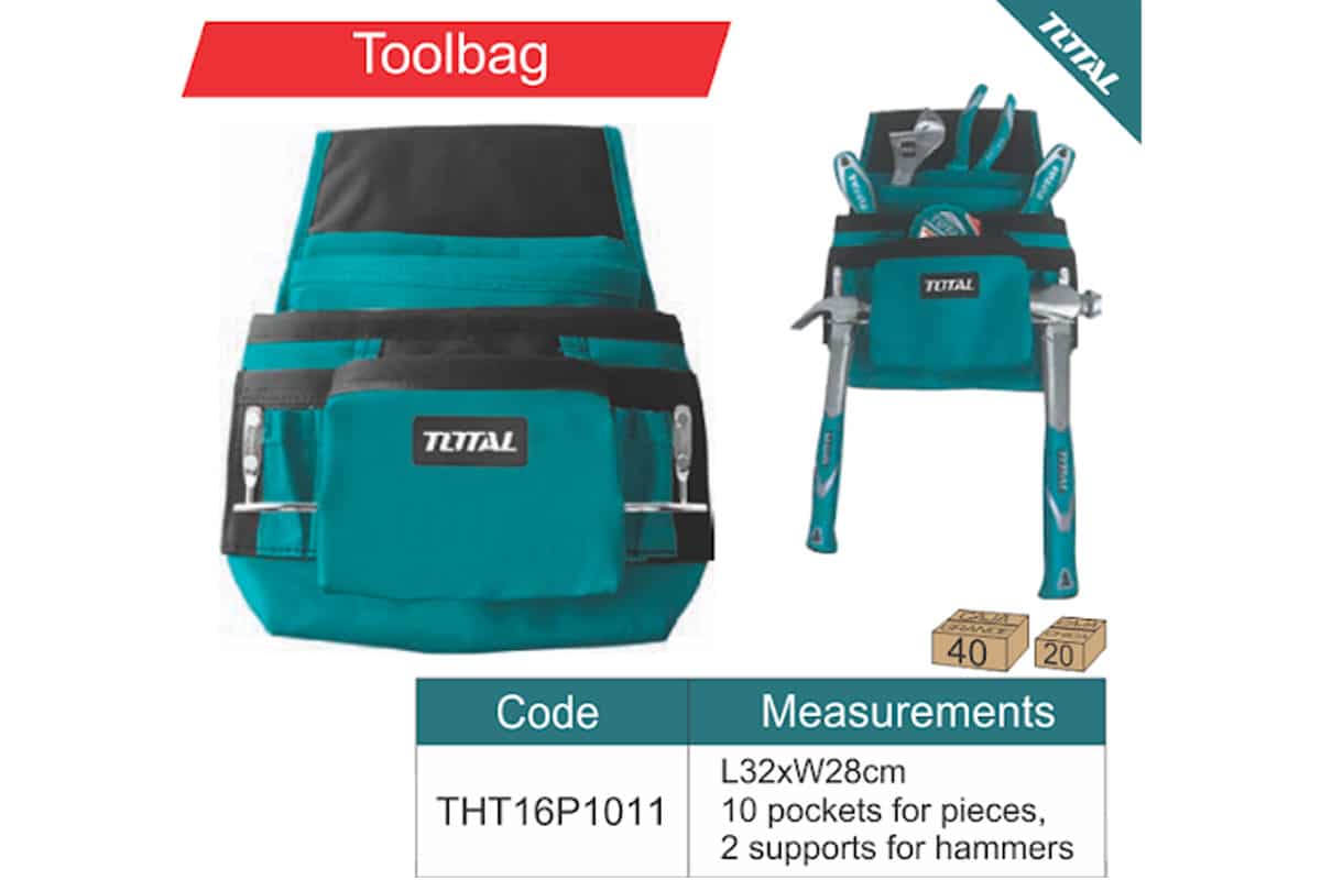 Túi đựng công cụ đơn Total THT16P1011