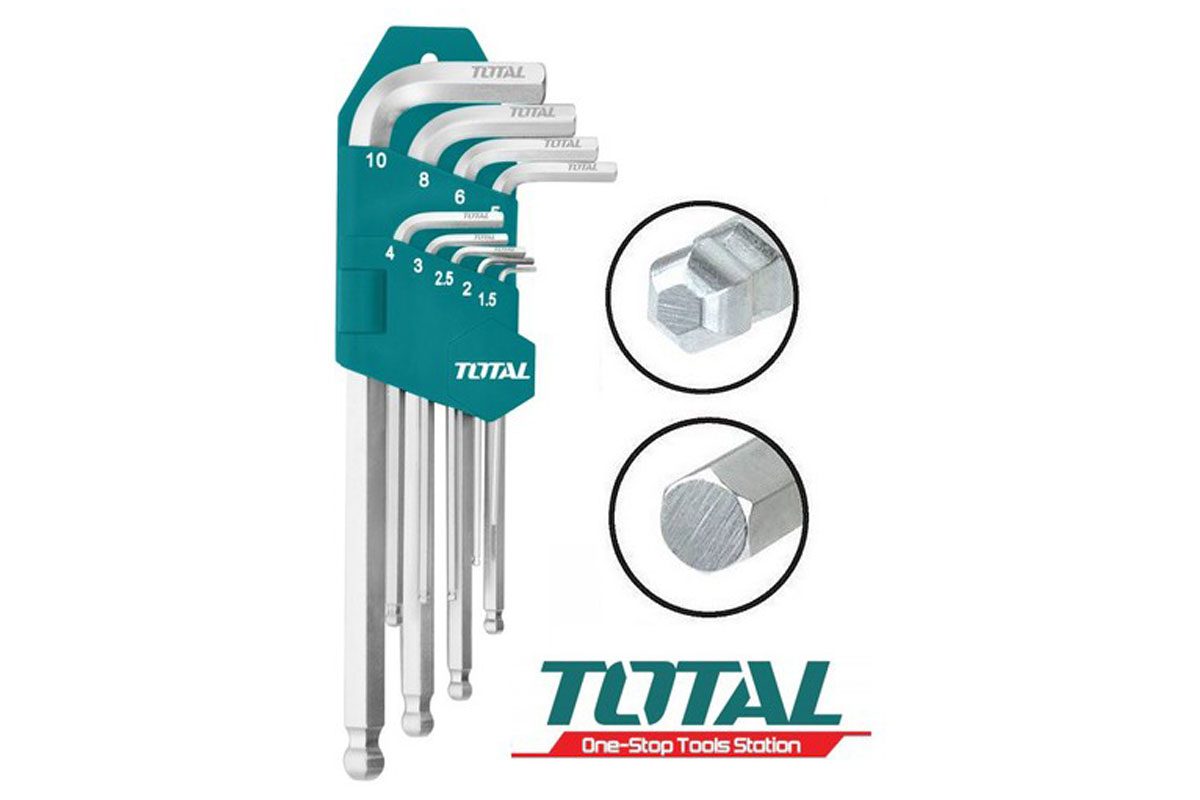 Bộ khóa lục giác 1.5 - 10mm Total THT106291