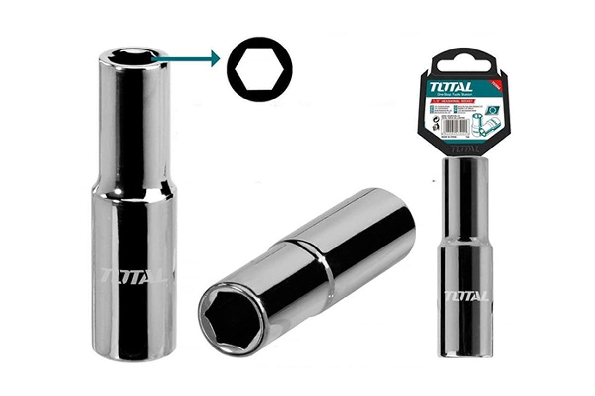 Đầu tuýp lục giác 10mm Total THTST12103L