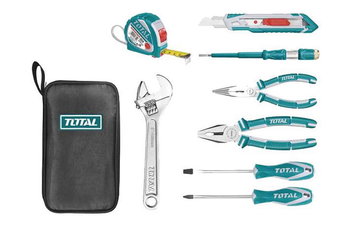 Bộ đồ nghề cầm tay 8 chi tiết Total THKTHP90086