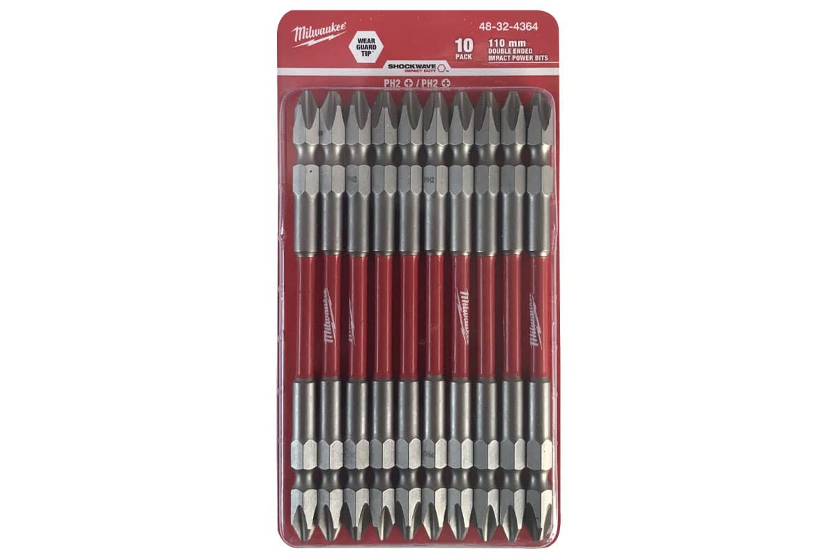Bộ 10 mũi đầu vặn vít dài (PH2-110mm) Milwaukee 48-32-4364D