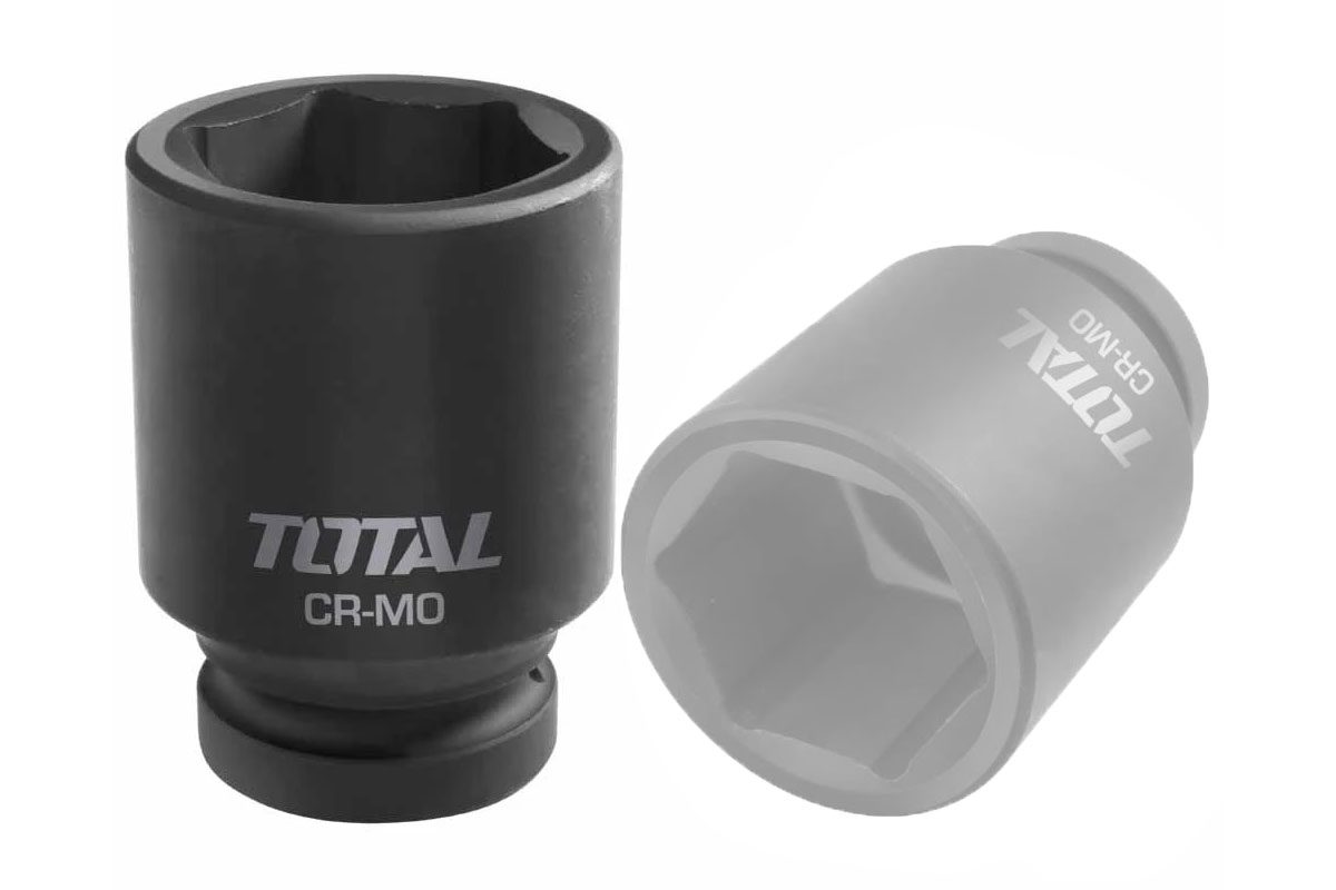Đầu tuýp đen lục giác vuông 1in Total THHISD0123L