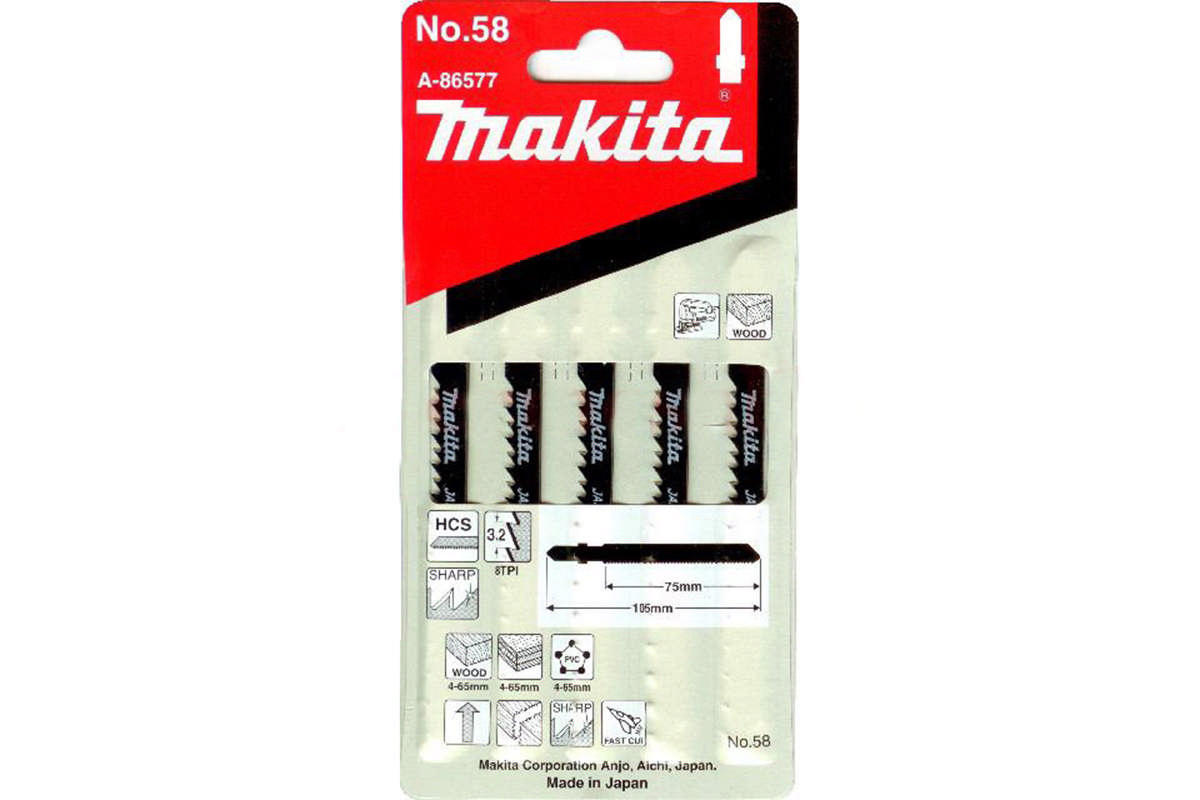 Bộ lưỡi cưa lộng no.58 MakitaMakita A-86577