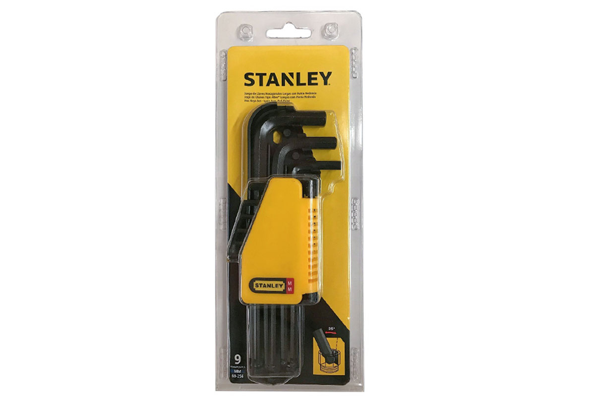 Lục giác đầu bi hệ mét (bộ 9 chi tiết) Stanley 69-256
