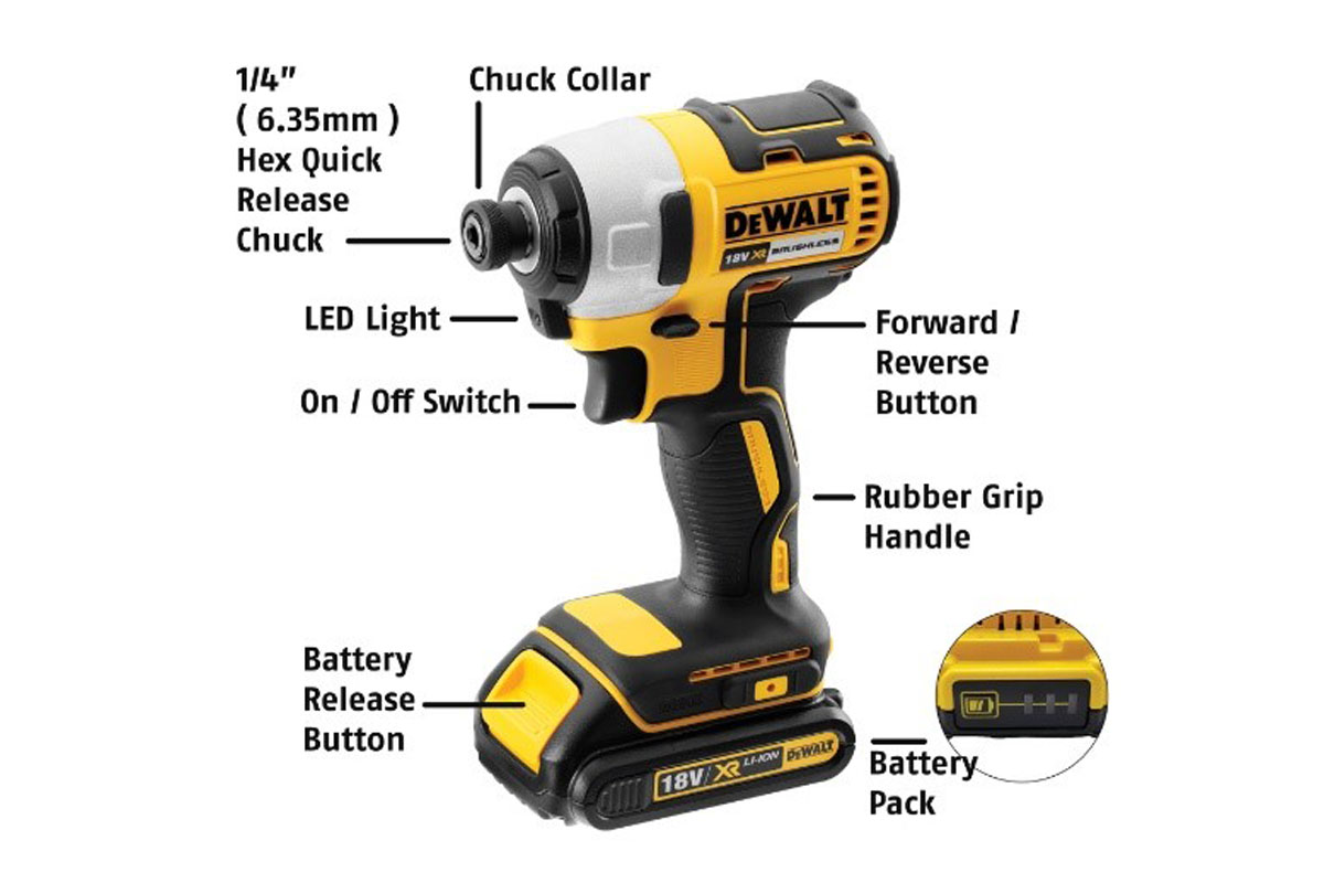 Máy vặn vít pin 18V Dewalt DCF787D2-B1