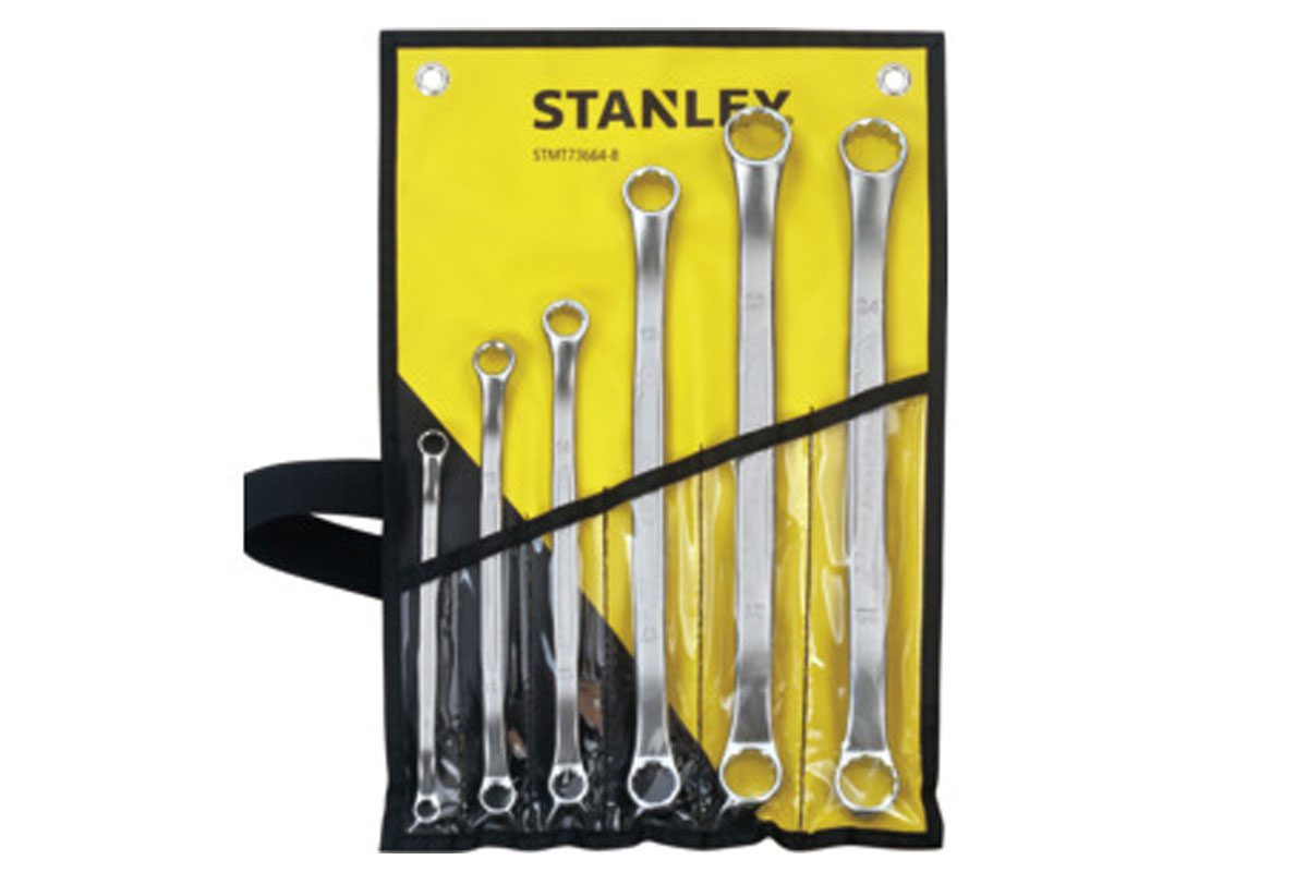 Bộ cờ lê 2 đầu vòng 75° in 7 chi tiết Stanley 87-714