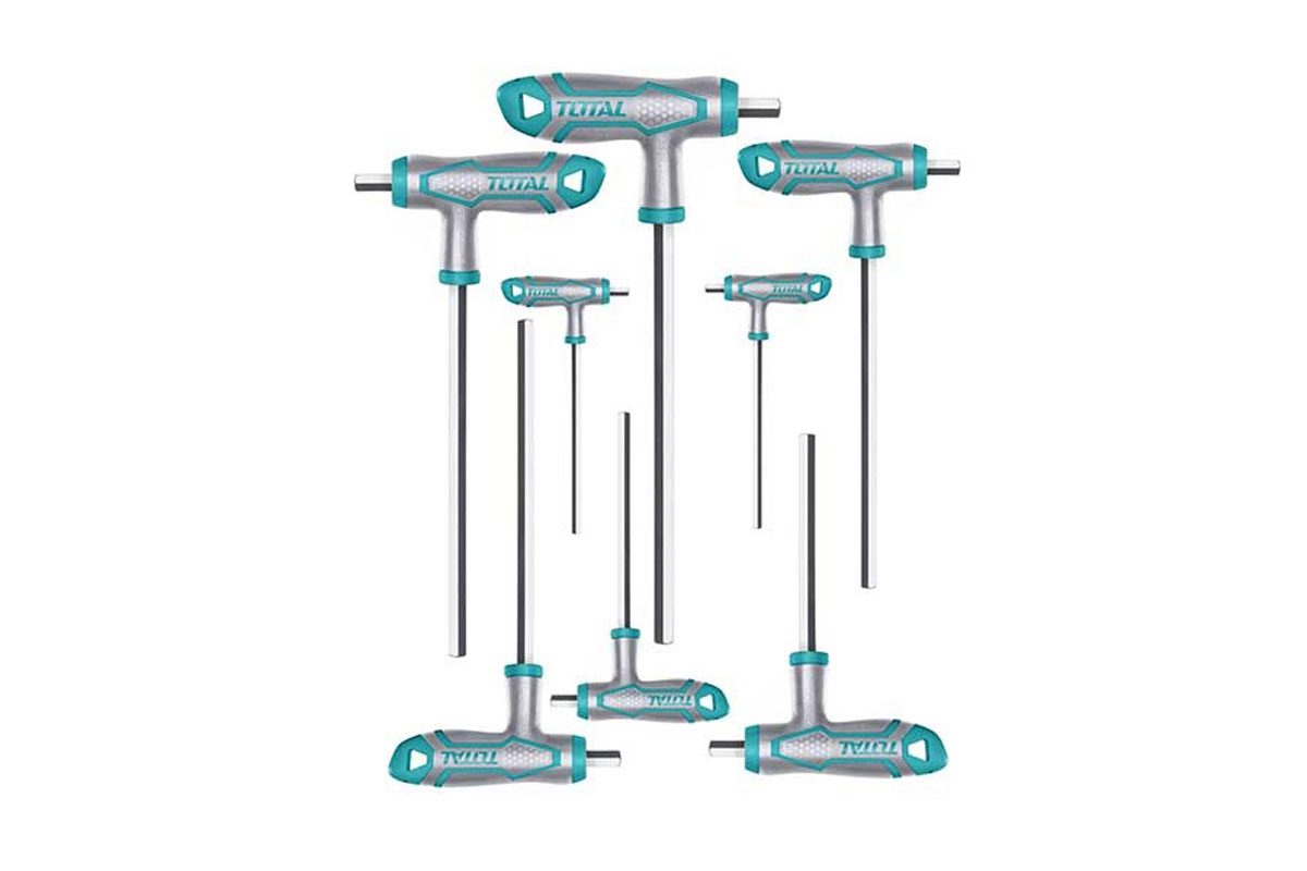 Bộ 8 chìa lục giác tay cầm chữ T Total THHW8081