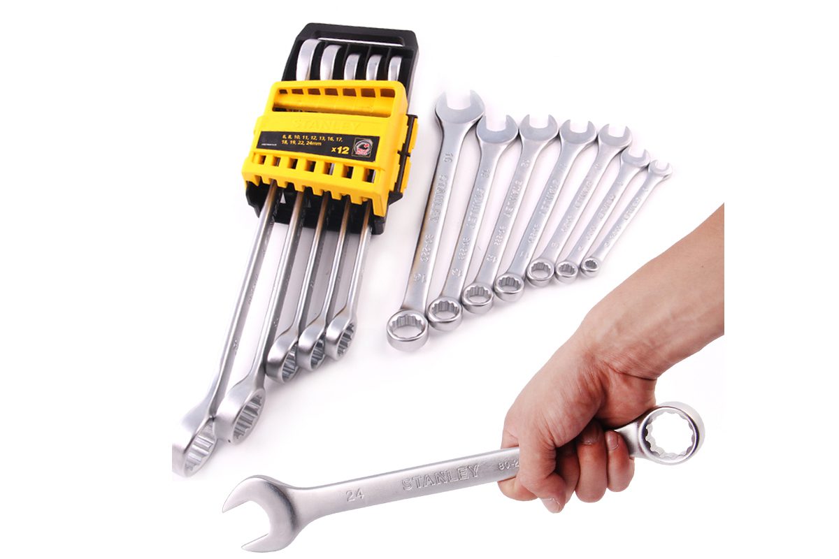 Cờ lê bộ vòng miệng in 13 chi tiết Stanley STMT78096-8