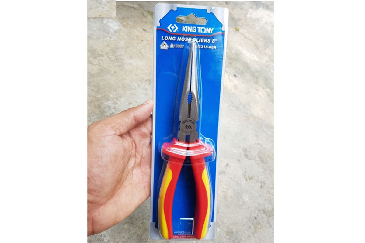 Kềm mũi cong 8